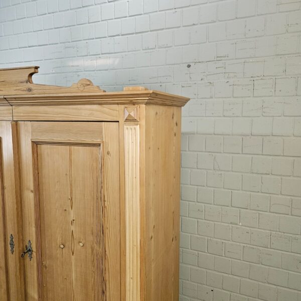 Schrank Kleiderschrank Gründerzeit 1880 Kiefer – Bild 10