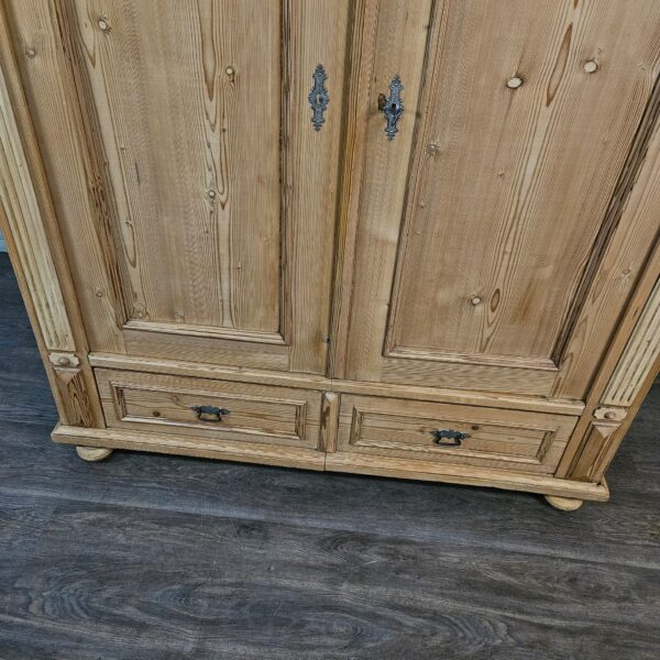 Schrank Kleiderschrank Gründerzeit 1880 Kiefer – Bild 7