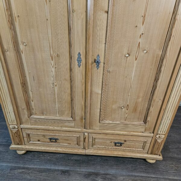 Schrank Kleiderschrank Gründerzeit 1880 Kiefer – Bild 8