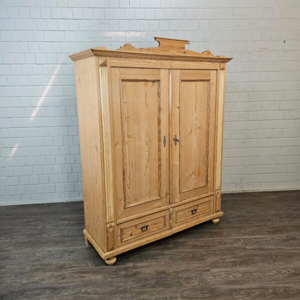 Schrank Kleiderschrank Gründerzeit 1880 Kiefer