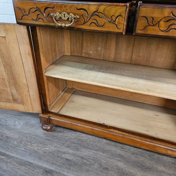 Buffetschrank Schrank Gründerzeit 1880 Nussbaum – Bild 12