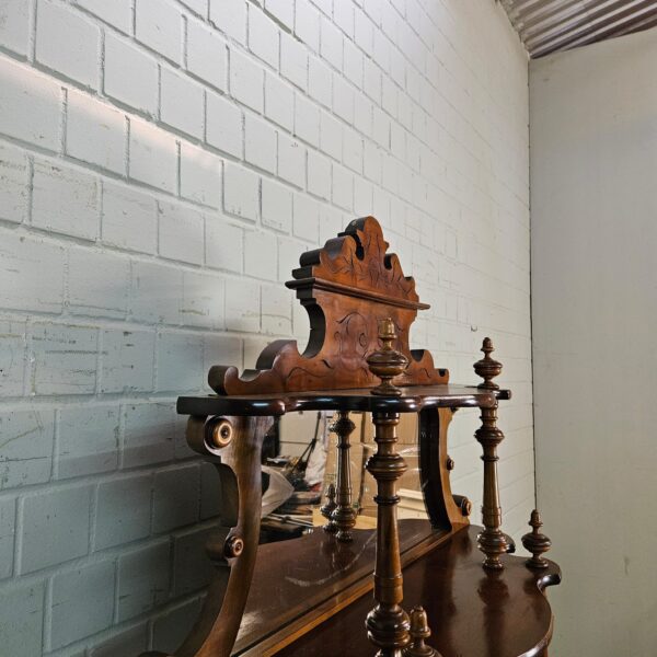 Buffetschrank Schrank Gründerzeit 1880 Nussbaum – Bild 4
