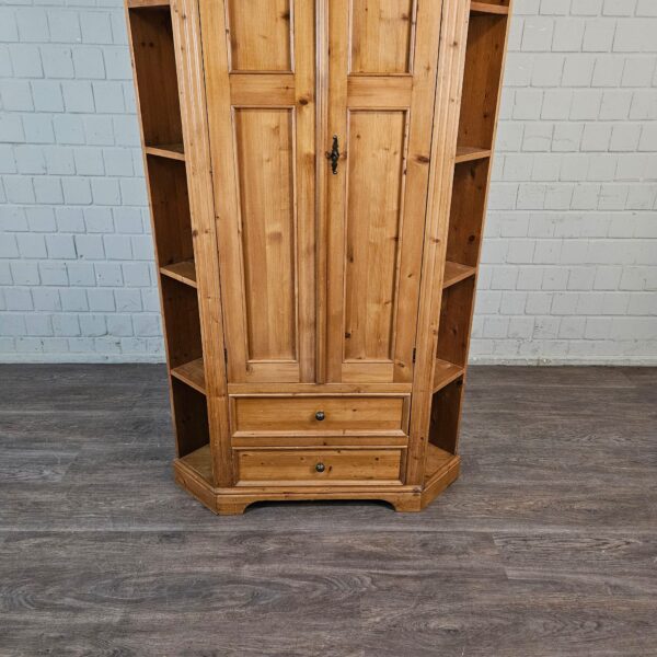 Eckschrank 1,10 m Kiefer – Bild 5