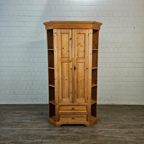 Eckschrank 1,10 m Kiefer – Bild 2
