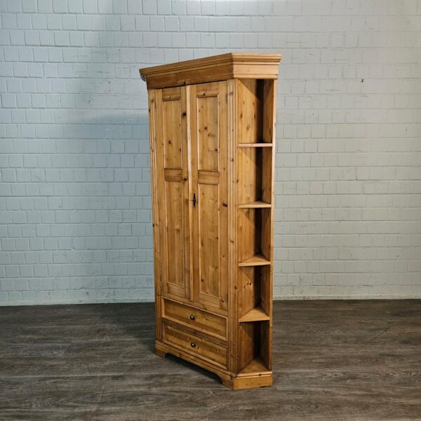 Eckschrank 1,10 m Kiefer – Bild 3