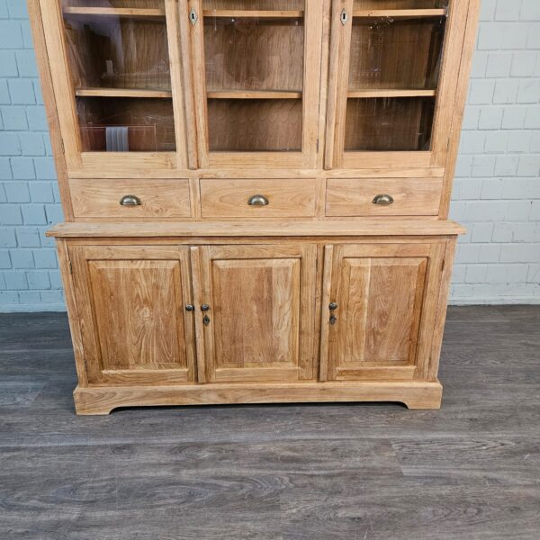 Vitrine Bücherschrank Teakholz 1,56 m – Bild 5