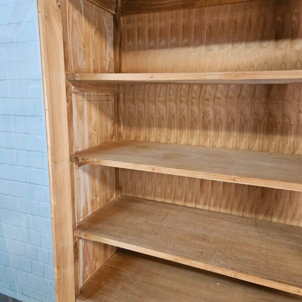 Vitrine Bücherschrank Teakholz 1,56 m – Bild 11