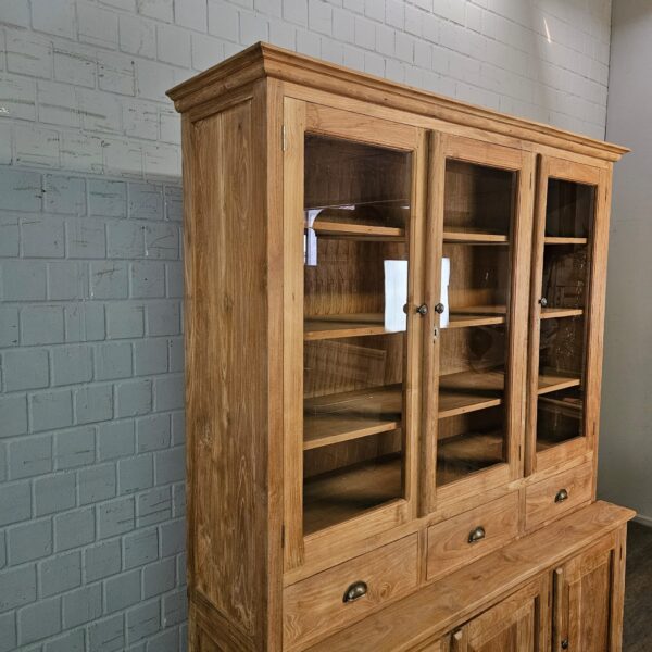 Vitrine Bücherschrank Teakholz 1,56 m – Bild 6