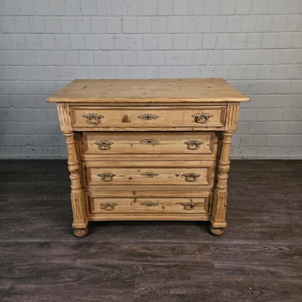 Kommode Gründerzeit 1880 Kiefer – Bild 2