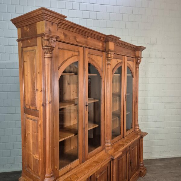 Vitrine Bücherschrank Kiefer 2,10 m – Bild 5