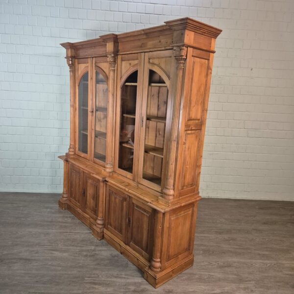 Vitrine Bücherschrank Kiefer 2,10 m – Bild 3