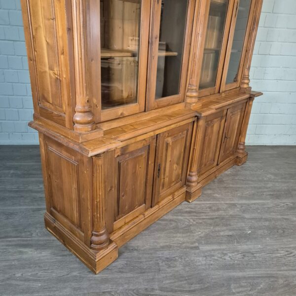 Vitrine Bücherschrank Kiefer 2,10 m – Bild 6