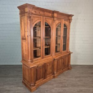 Vitrine Bücherschrank Kiefer 2,10 m