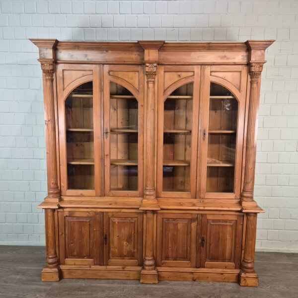 Vitrine Bücherschrank Kiefer 2,10 m – Bild 2