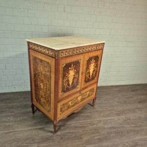 Schränkchen Phono-Schrank Neubarock Nussbaum 1,07 m