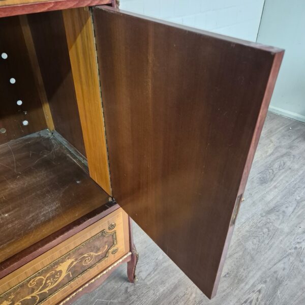 Schränkchen Phono-Schrank Neubarock Nussbaum 1,07 m – Bild 21