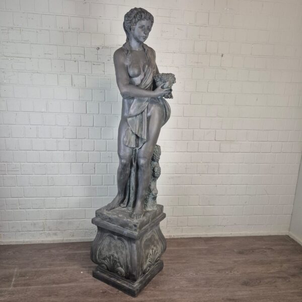 Skulptur Statue Frau 2,30 m Bronze 1920 – Bild 2