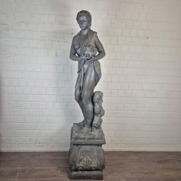 Skulptur Statue Frau 2,30 m Bronze 1920