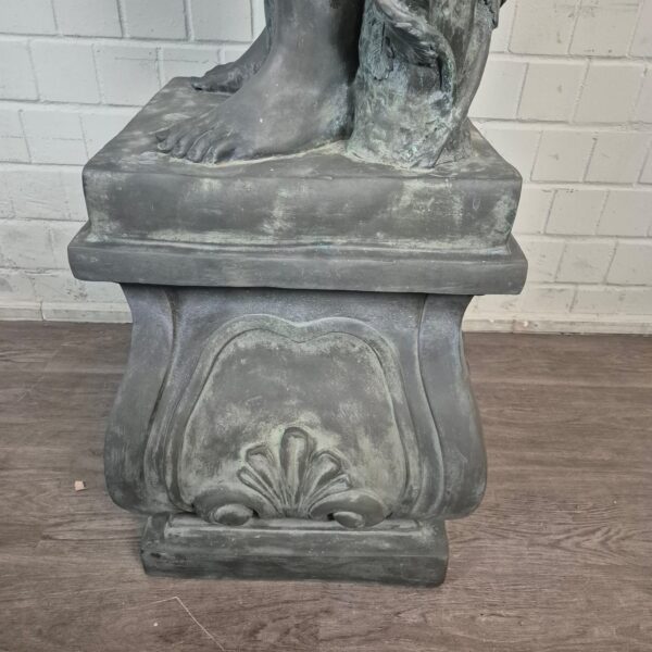 Skulptur Statue Frau 2,30 m Bronze 1920 – Bild 14