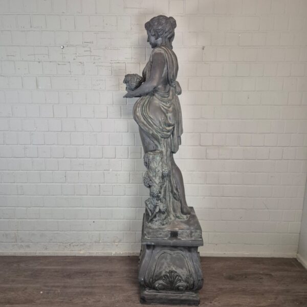 Skulptur Statue Frau 2,30 m Bronze 1920 – Bild 3