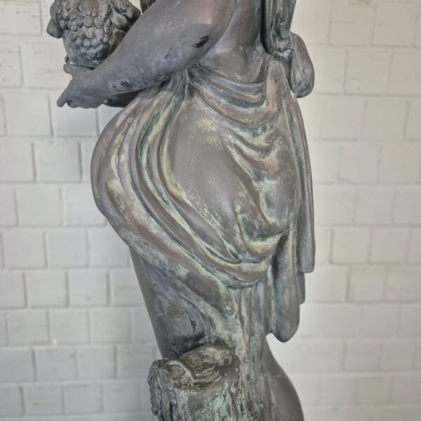 Skulptur Statue Frau 2,30 m Bronze 1920 – Bild 12