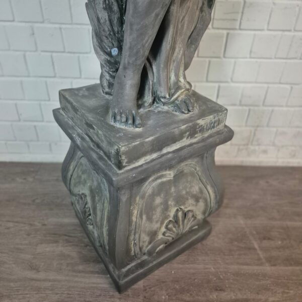 Skulptur Statue Frau 2,30 m Bronze 1920 – Bild 9
