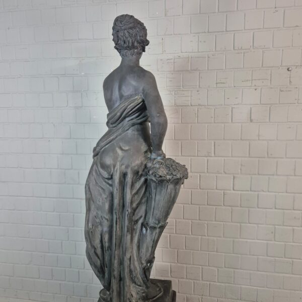 Skulptur Statue Frau 2,30 m Bronze 1920 – Bild 16