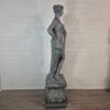 Skulptur Statue Frau 2,30 m Bronze 1920 – Bild 2