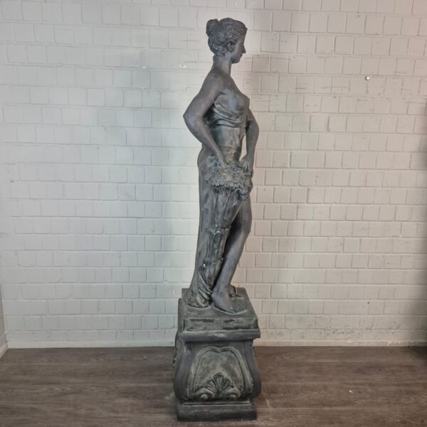 Skulptur Statue Frau 2,30 m Bronze 1920 – Bild 2