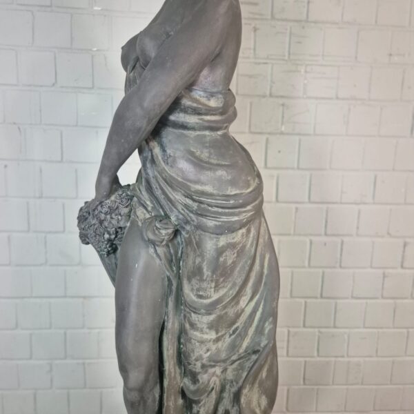 Skulptur Statue Frau 2,30 m Bronze 1920 – Bild 12