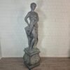Skulptur Statue Frau 2,30 m Bronze 1920