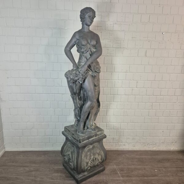 Skulptur Statue Frau 2,30 m Bronze 1920