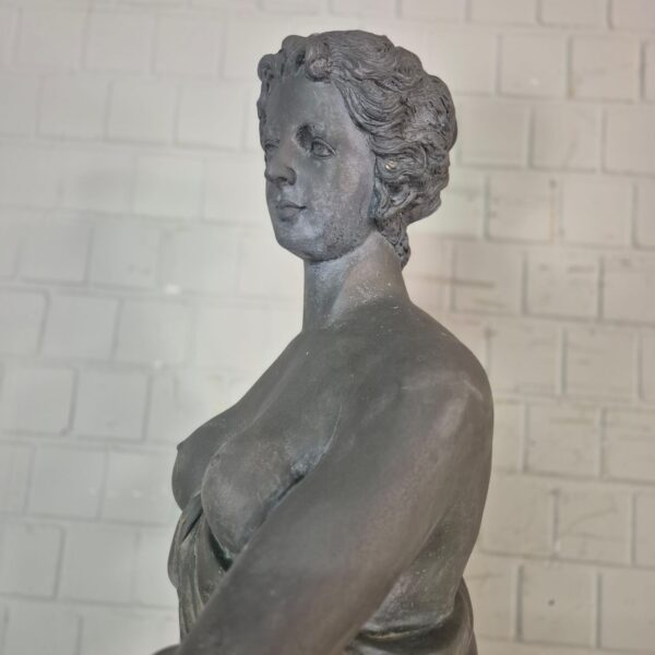 Skulptur Statue Frau 2,30 m Bronze 1920 – Bild 11
