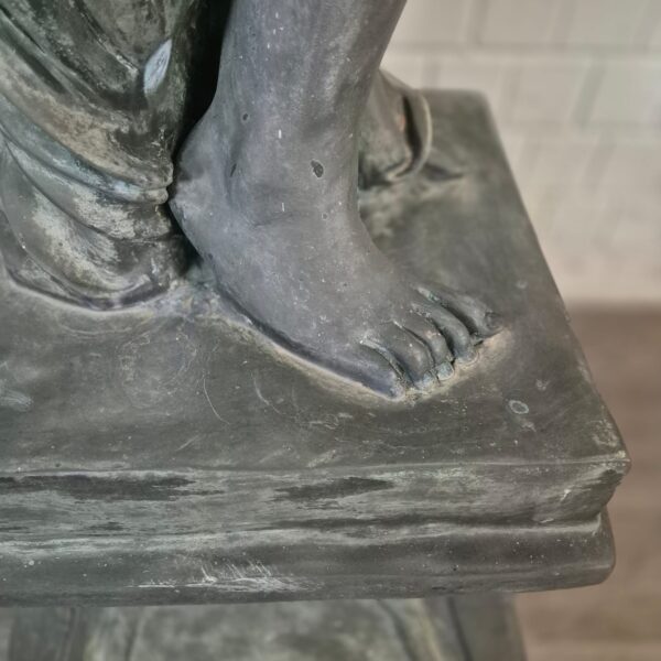 Skulptur Statue Frau 2,30 m Bronze 1920 – Bild 10