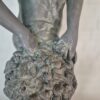 Skulptur Statue Frau 2,30 m Bronze 1920 – Bild 4
