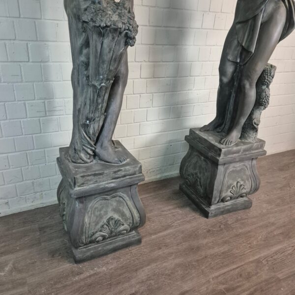 Skulpturen Statuen Frauen 2,30 m Bronze 1920 – Bild 5