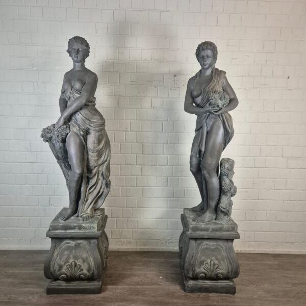 Skulpturen Statuen Frauen 2,30 m Bronze 1920