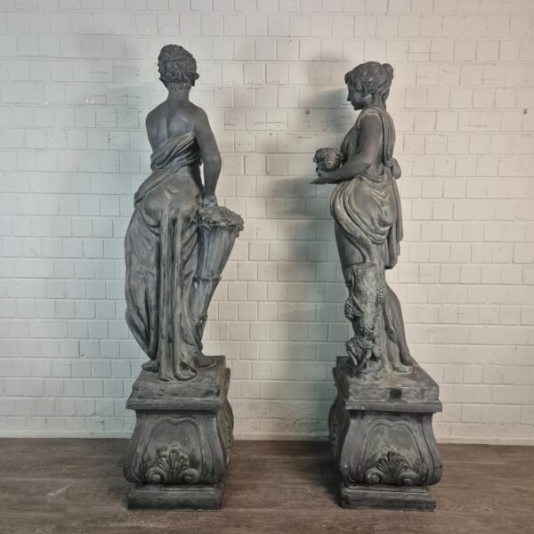 Skulpturen Statuen Frauen 2,30 m Bronze 1920 – Bild 8