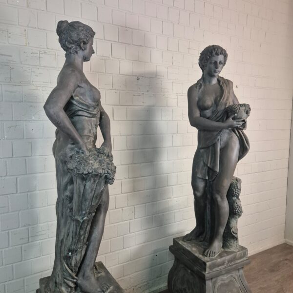 Skulpturen Statuen Frauen 2,30 m Bronze 1920 – Bild 4