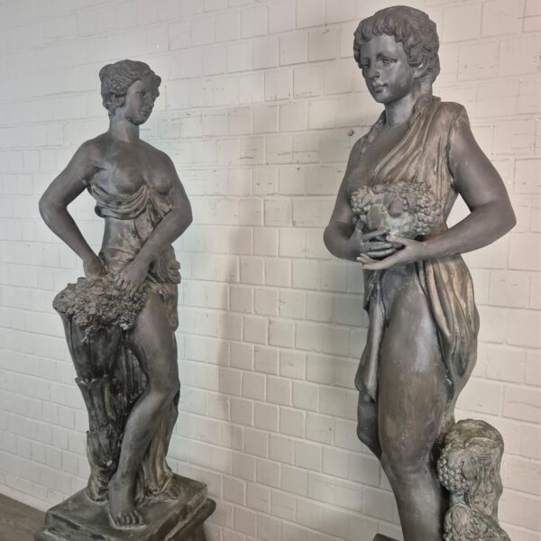 Skulpturen Statuen Frauen 2,30 m Bronze 1920 – Bild 7