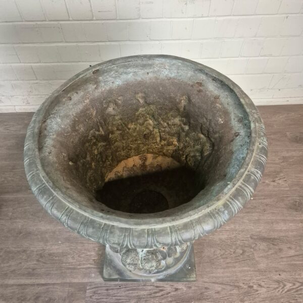 Vase Blumenkübel Bronze 0,90 m Set – Bild 3
