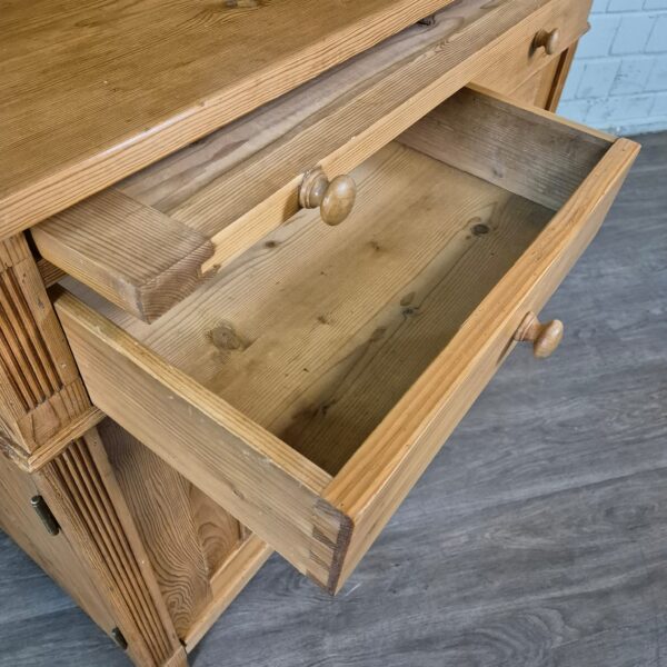 Buffetschrank Schrank Jugendstil 1905 Kiefer – Bild 13