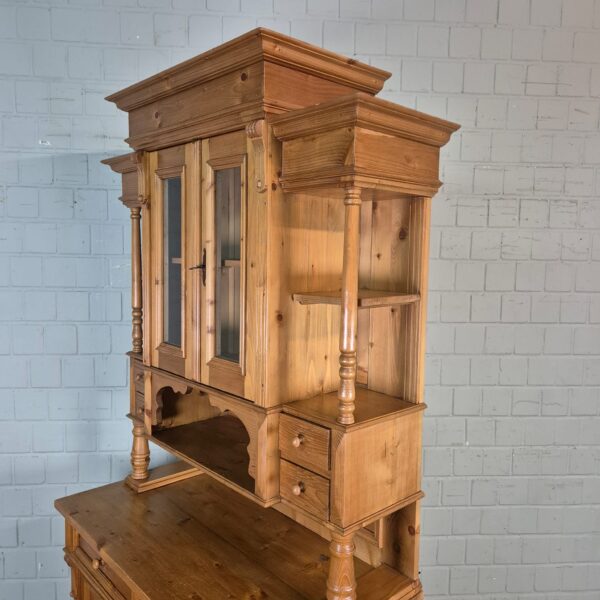 Buffetschrank Küchenschrank Schrank 1,13 m Kiefer – Bild 4