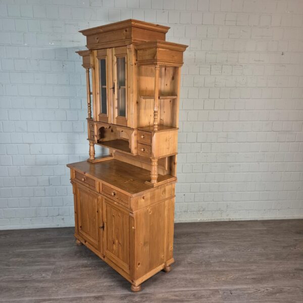 Buffetschrank Küchenschrank Schrank 1,13 m Kiefer – Bild 3