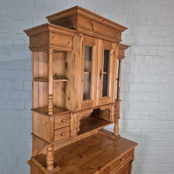Buffetschrank Küchenschrank Schrank 1,13 m Kiefer – Bild 8