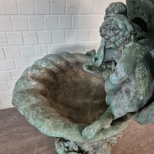 Brunnen Wasserspiel "Muschel mit Putten" Bronze 1,53 m – Bild 15