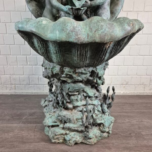 Brunnen Wasserspiel "Muschel mit Putten" Bronze 1,53 m – Bild 8