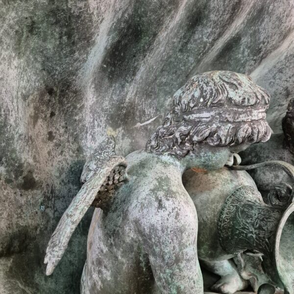 Brunnen Wasserspiel "Muschel mit Putten" Bronze 1,53 m – Bild 11
