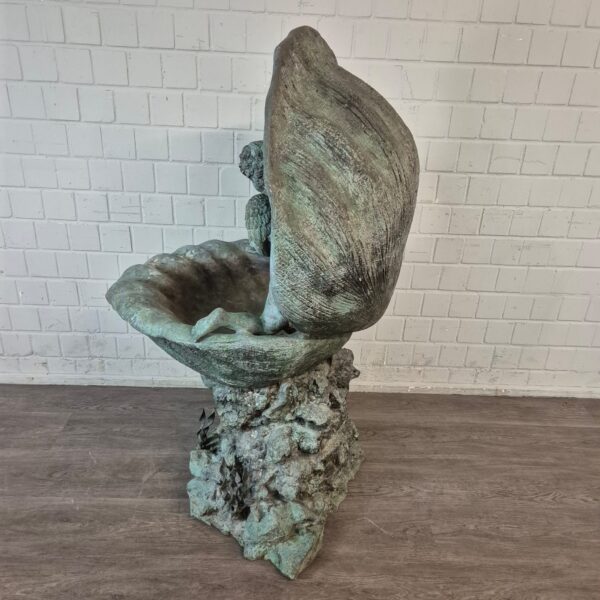 Brunnen Wasserspiel "Muschel mit Putten" Bronze 1,53 m – Bild 17
