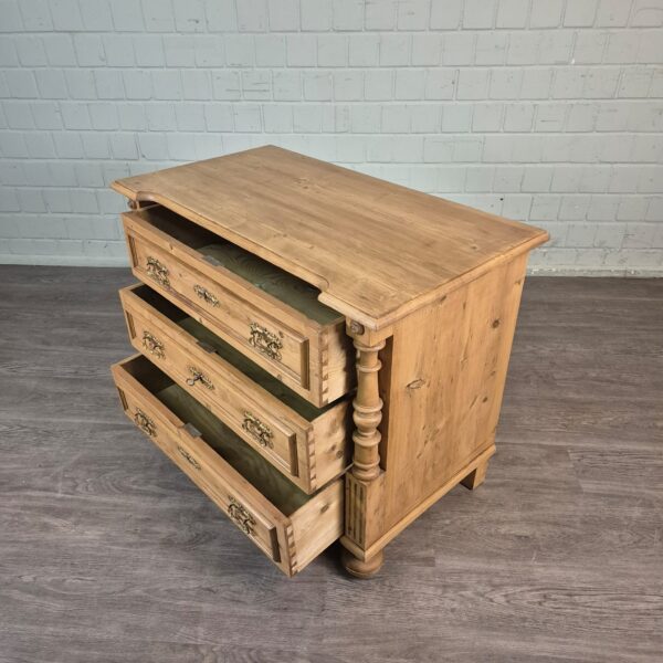 Kommode Gründerzeit 1880 Kiefer – Bild 10